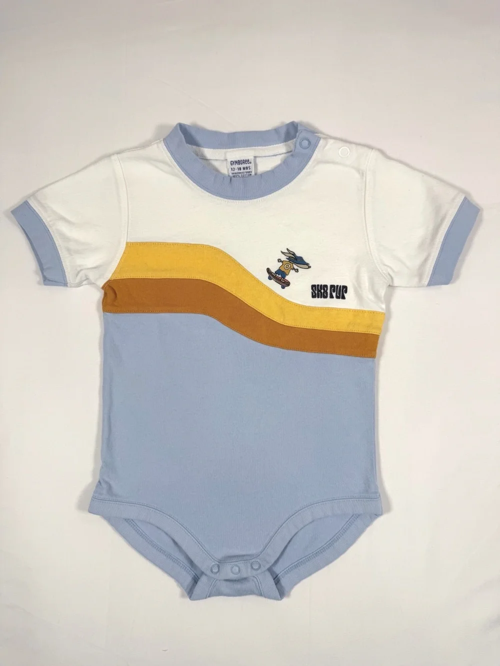 VINTAGE GYMBOREE 2003 Sk8 R Us Bodysuit Onesie 12-18M Discontinued Hard To Find